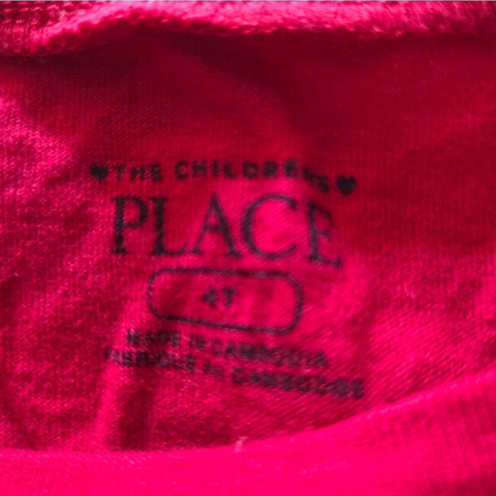 The children's Place Red Girls Shirt - Picture 2 of 2